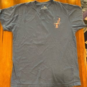 Cuffys mens blue t shirt size medium